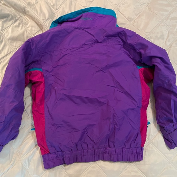 COLUMBIA Vintage USA MADE! Kids Jacket Zip Out Fleece 90s 2000s Portland, OR - Picture 3 of 4